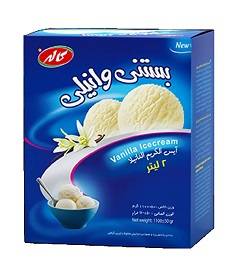 بستنی 2 لیتر وانیلی کاله